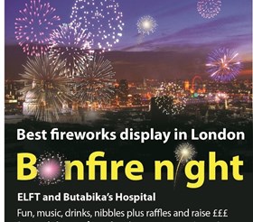 bonfire night display poster