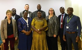 group of people smiling at the camera