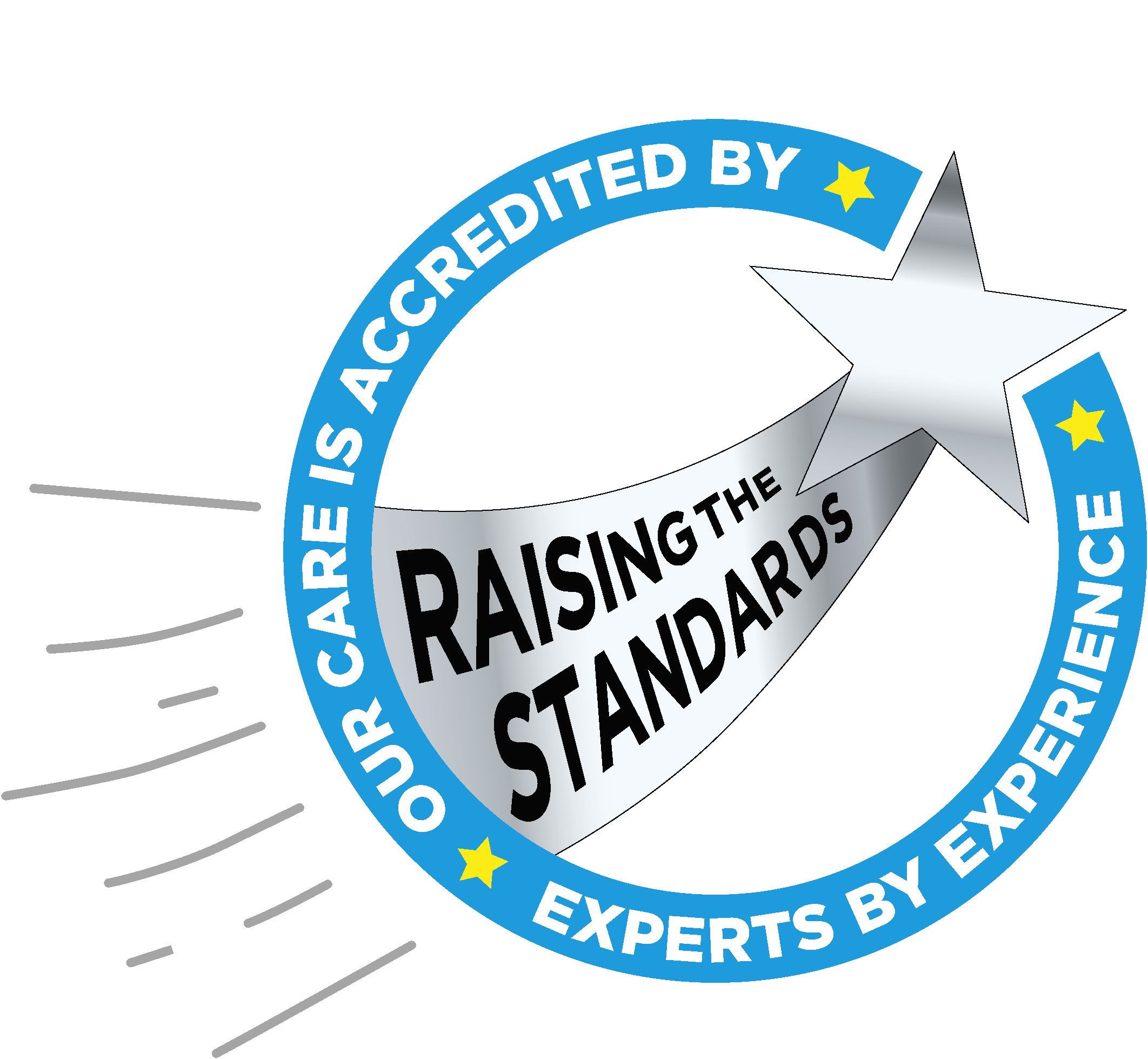 Silver service user-led accreditation logo
