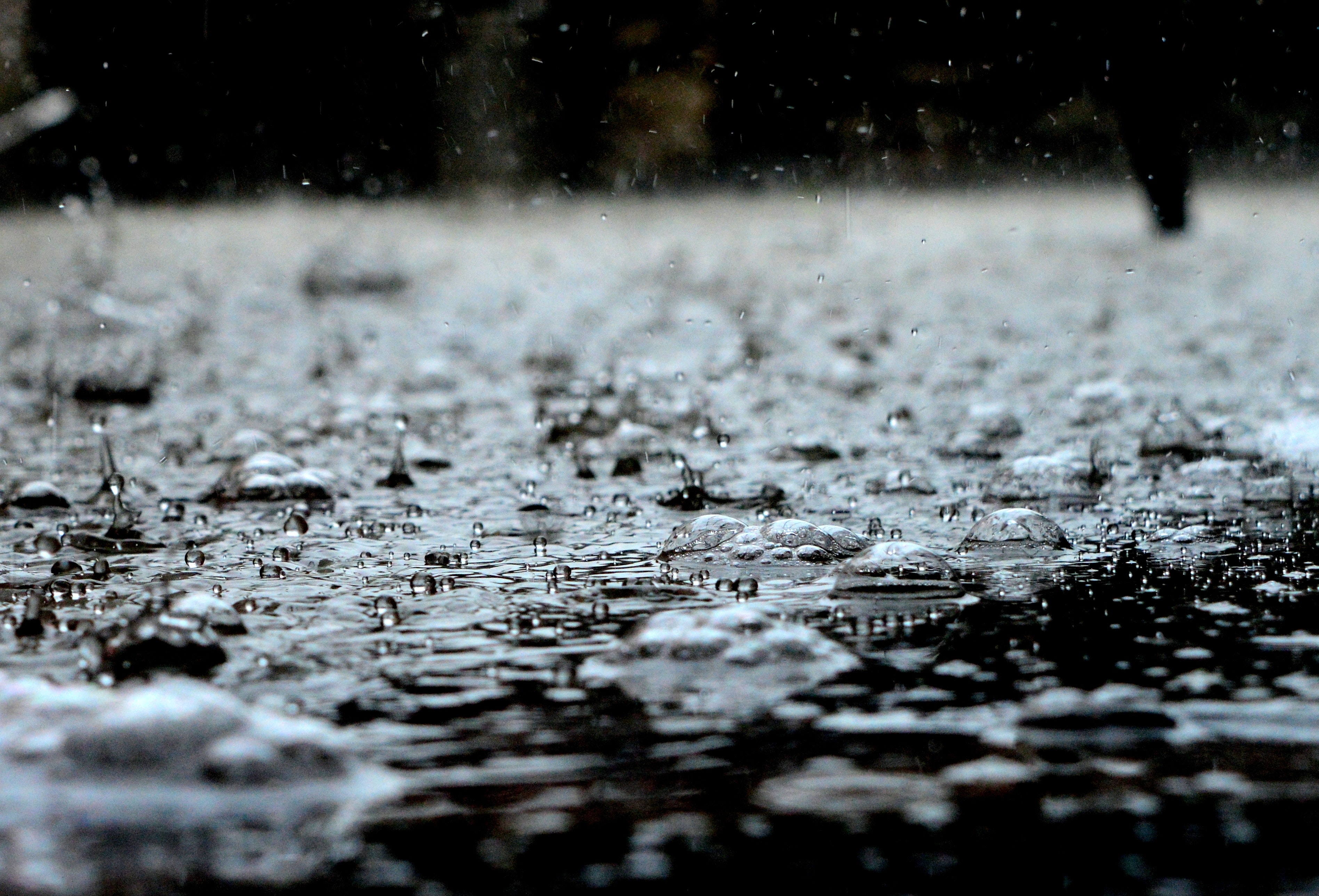 Photograph of rainfall