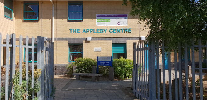 Image of the front of the Appleby Health Centre in Canning Town