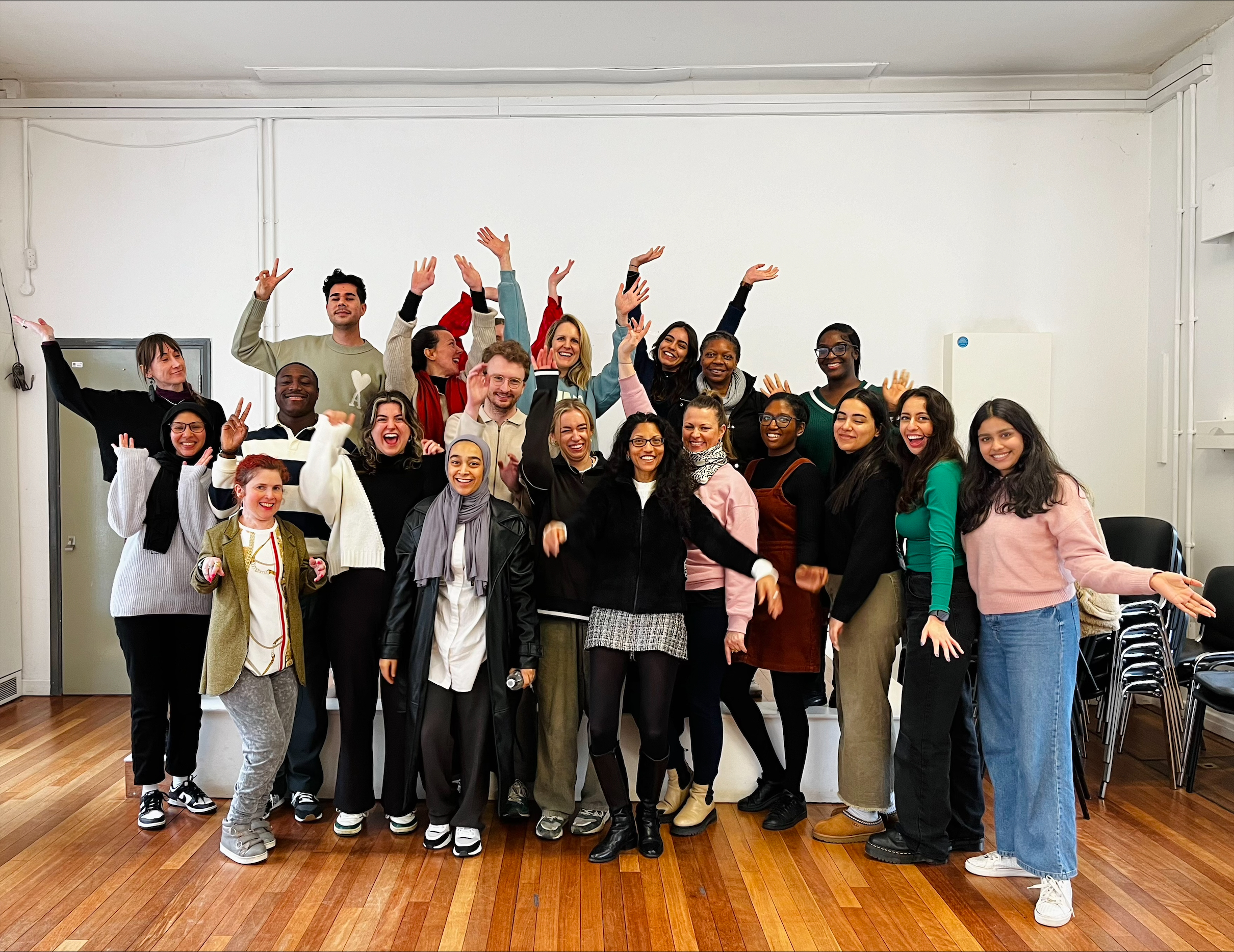 group photo of MHST team