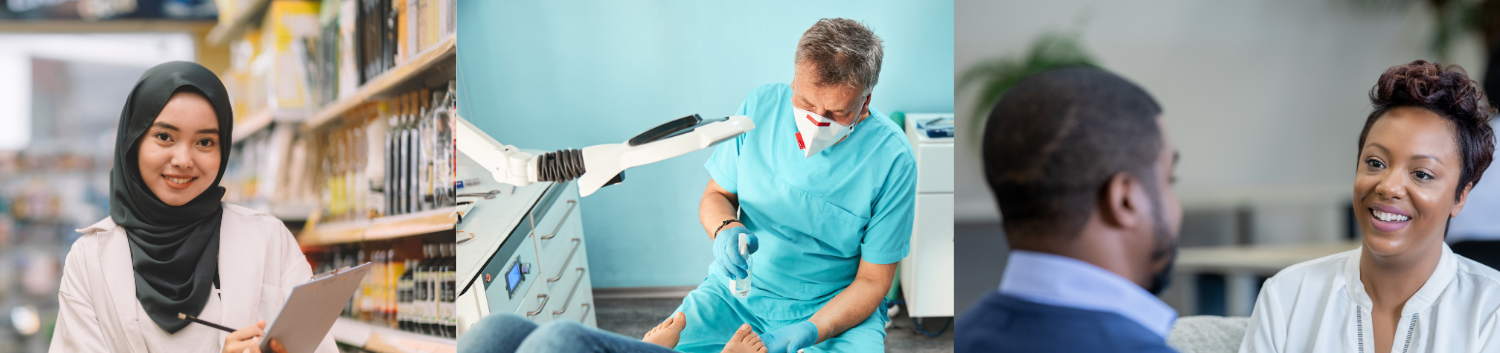 REcruitment open Day Banner - Podiatrist, Pharmacist and Social Worker