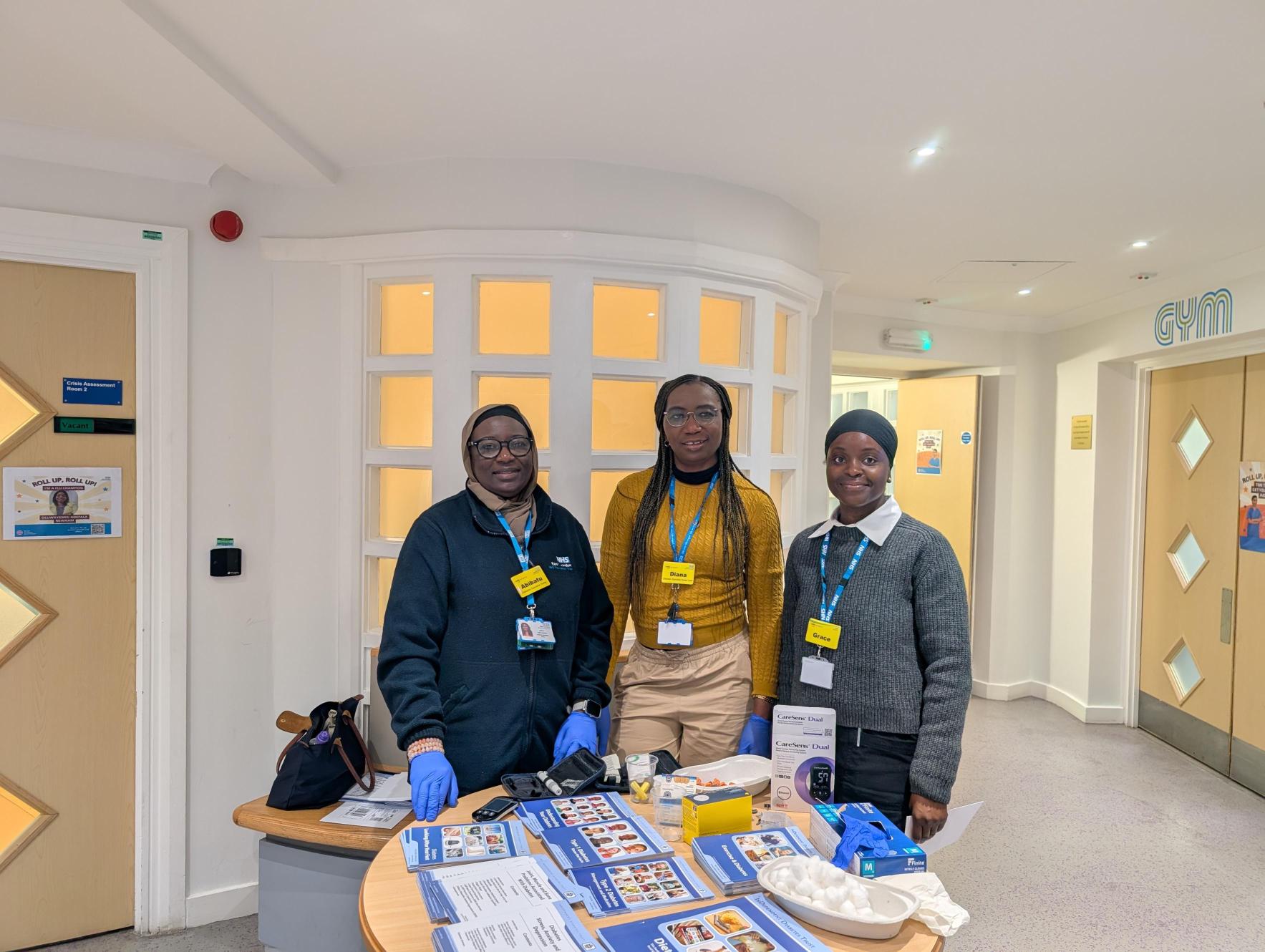 colleagues at the diabetes roadshow 