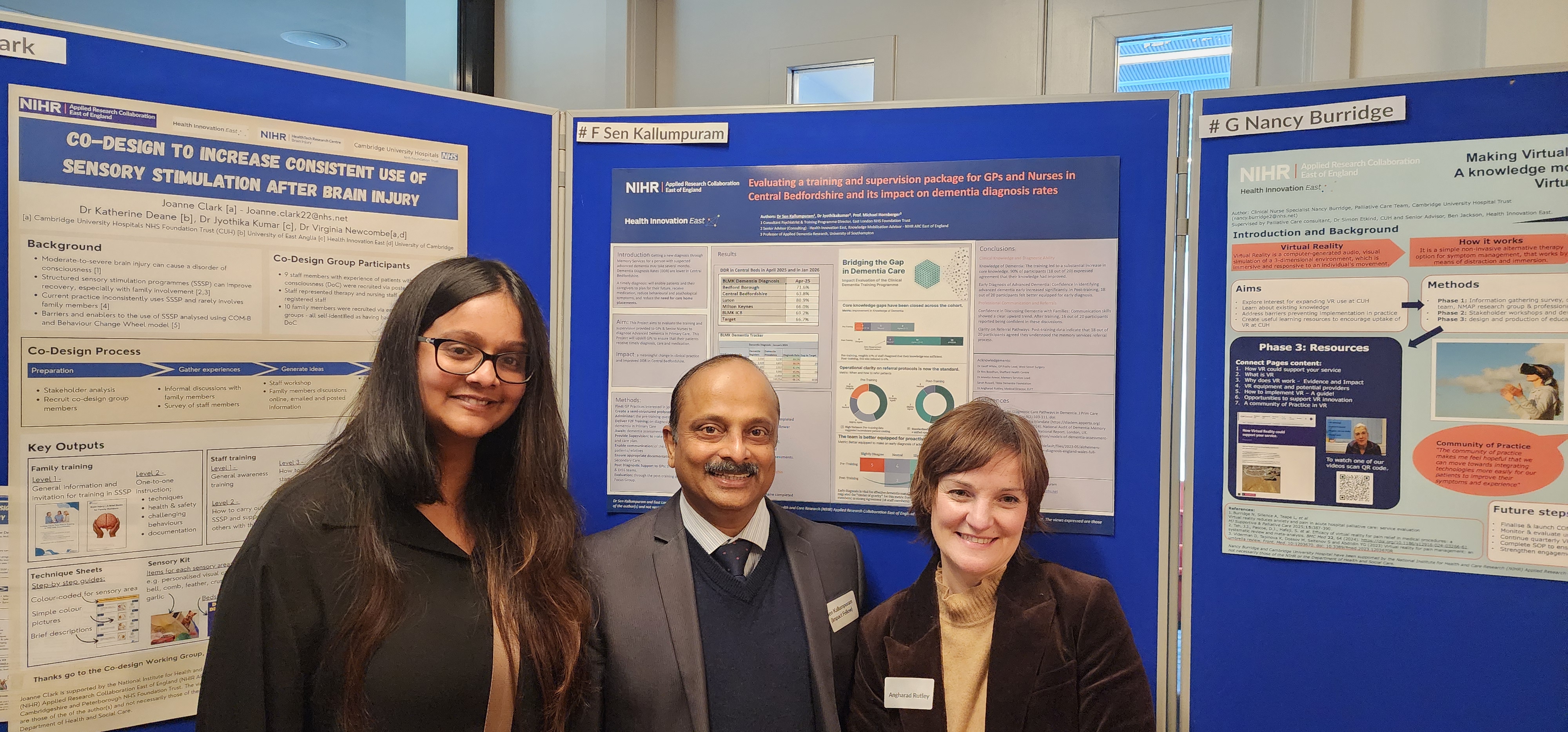 Dr Sen Kallumpuram with Angharad Ruttley, Medical Director for Bedfordshire and Luton.