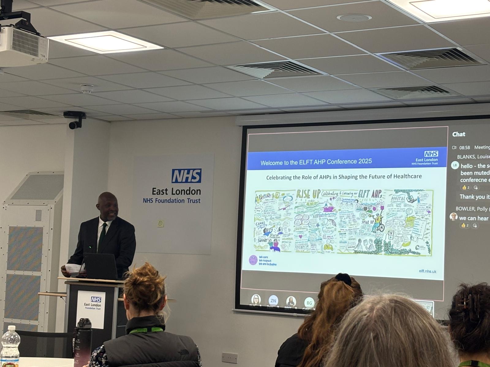COO Edwin Ndlovu at ELFT AHP Awards