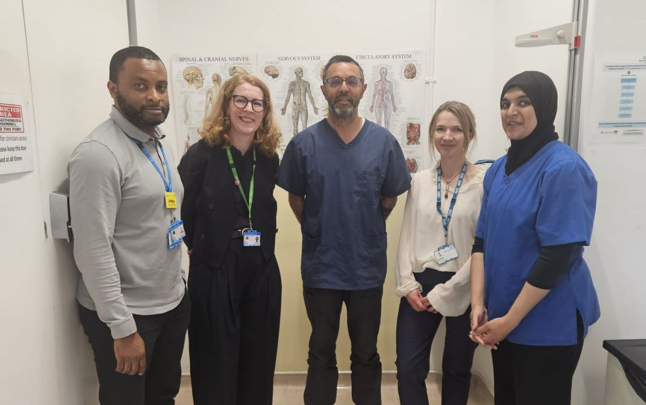 Colleagues from ELFT and NEL ICB during the AHP visit.