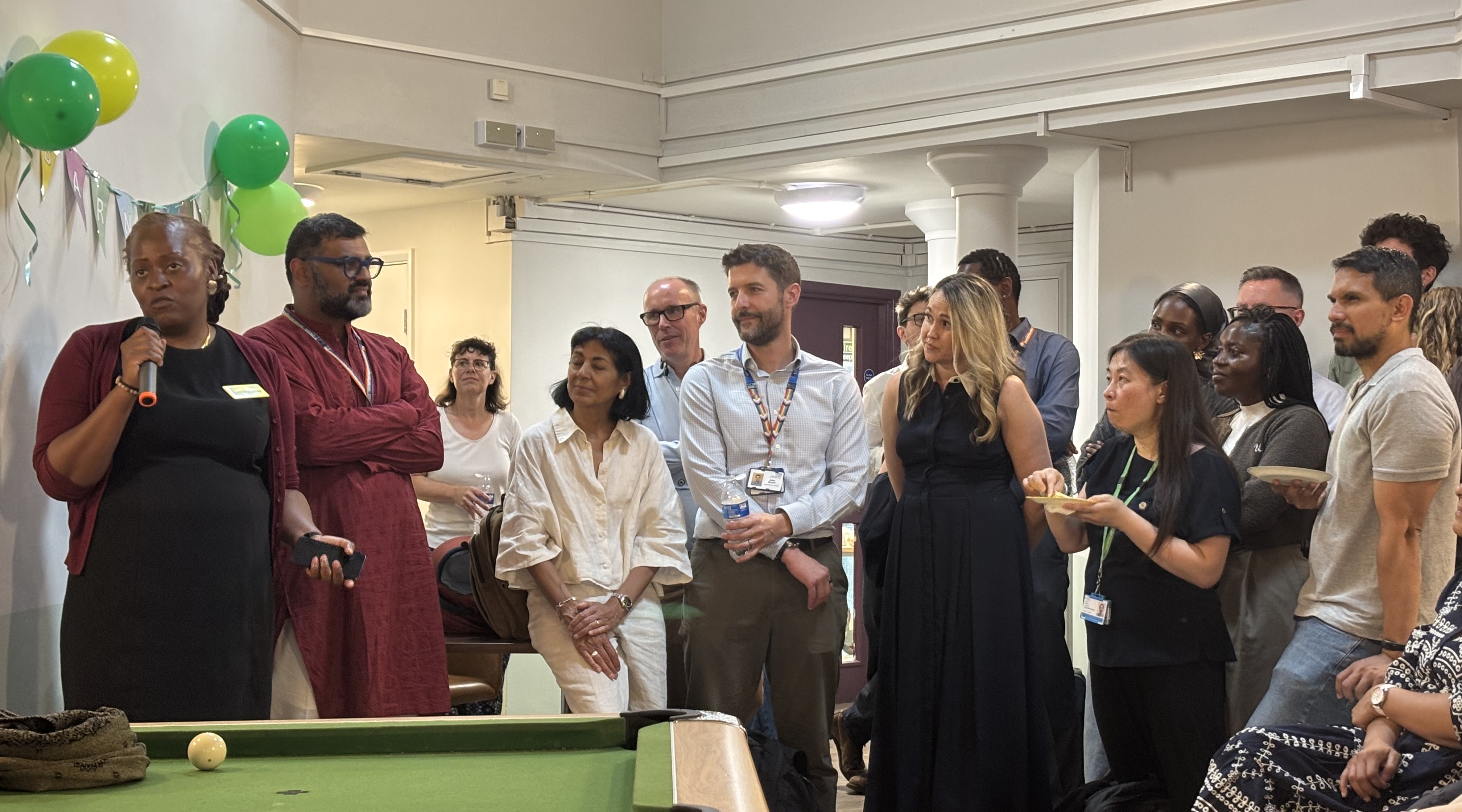 Lorraine Sunduza OBE speaking at the launch event.