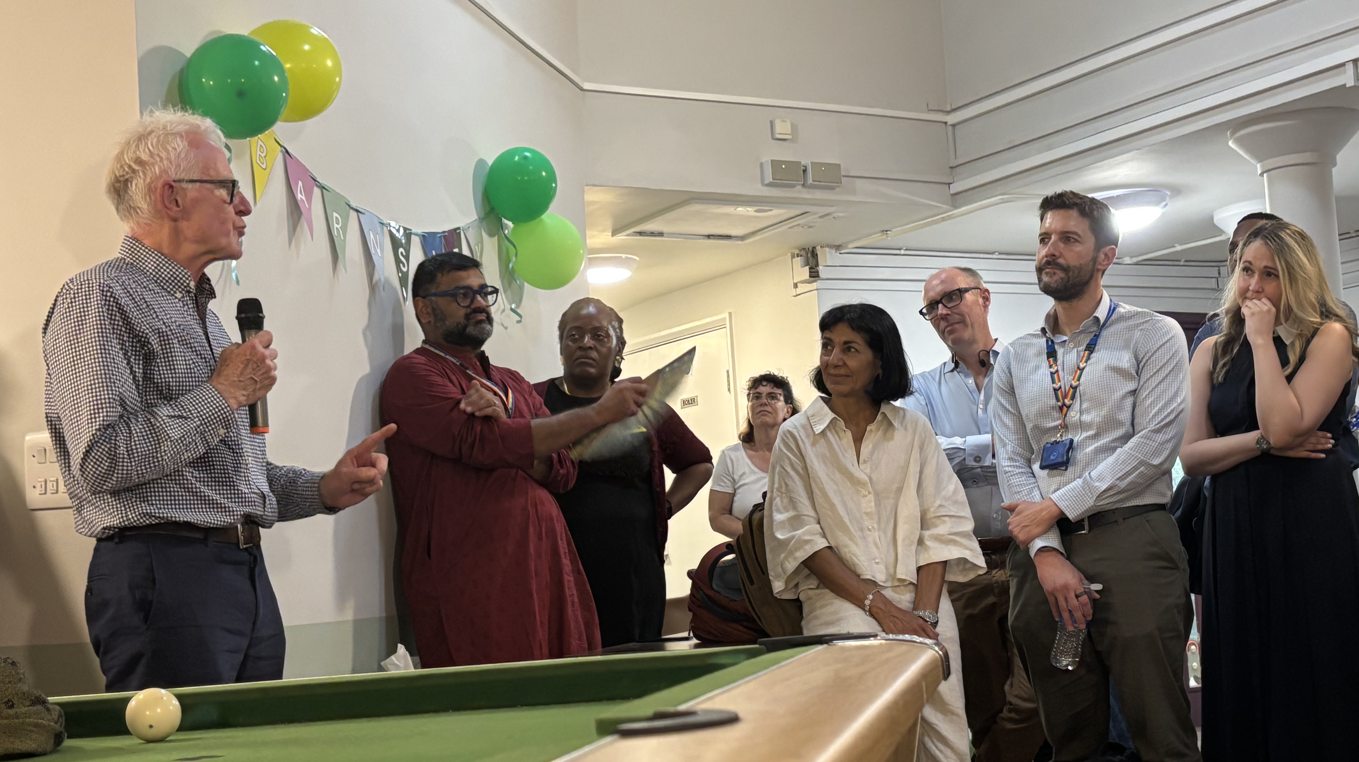 Norman Lamb speaking during the event.