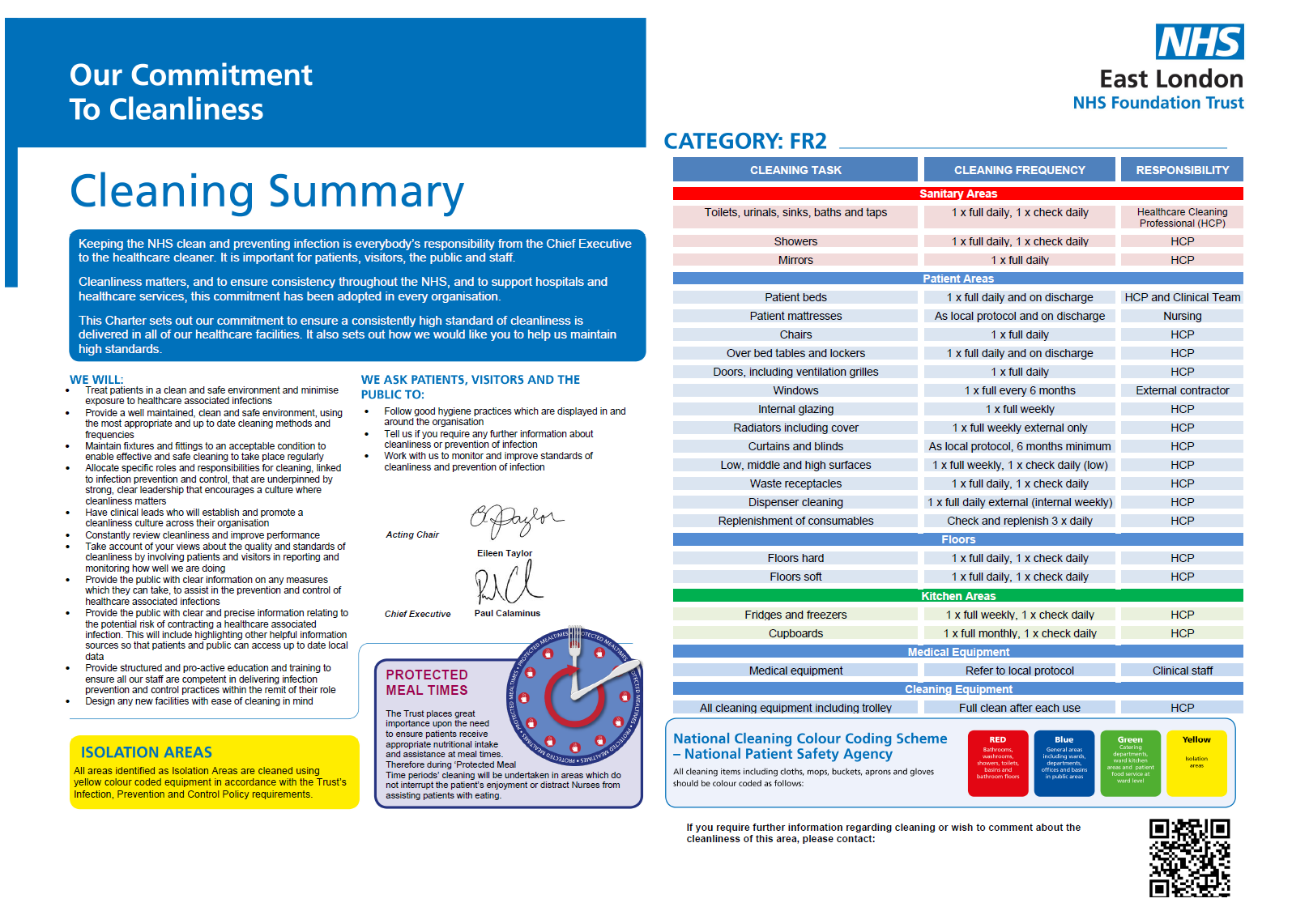 Commitment to Cleanliness Charter 