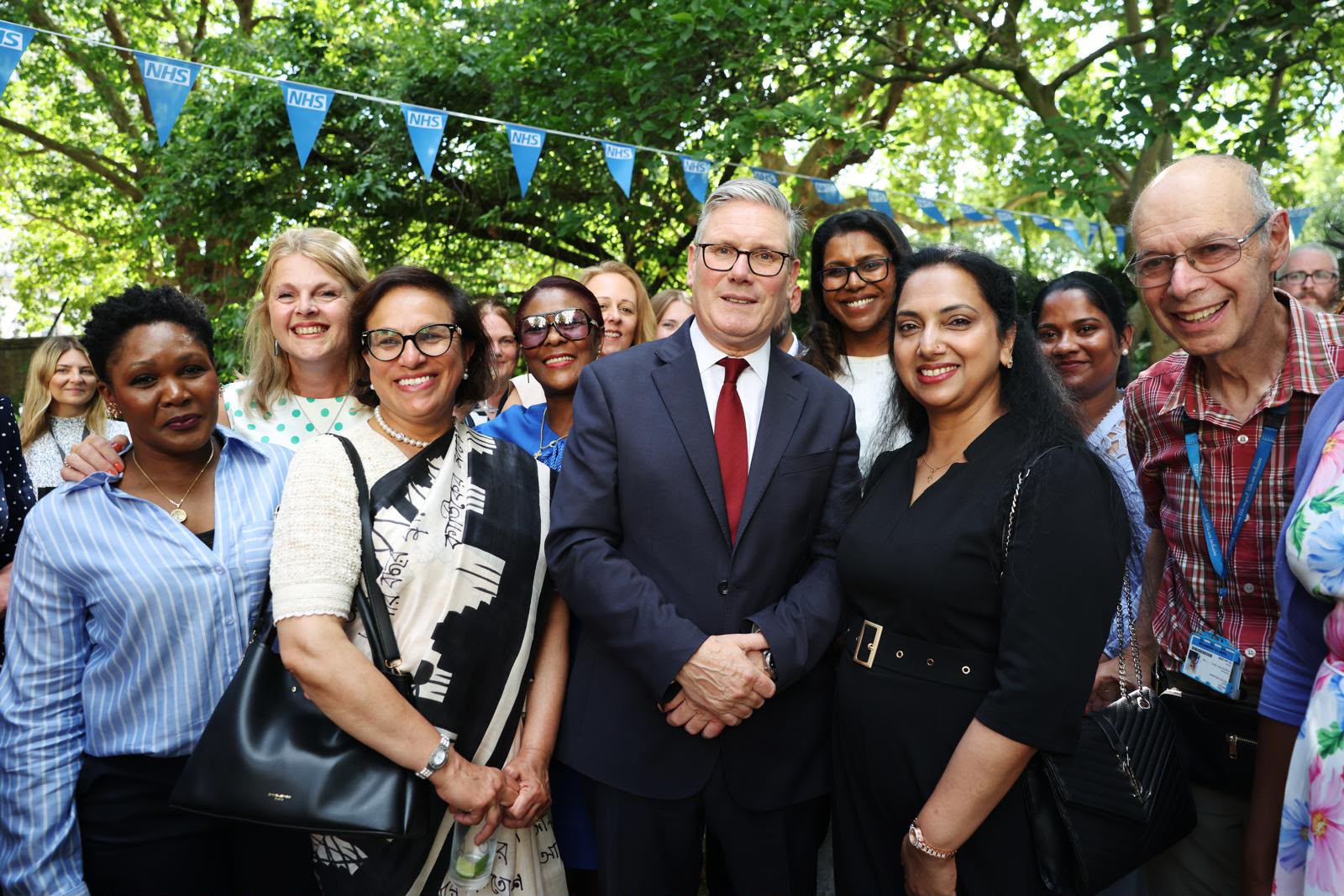 Peter Spelman (right) posing for a photo with the Prime Minister.