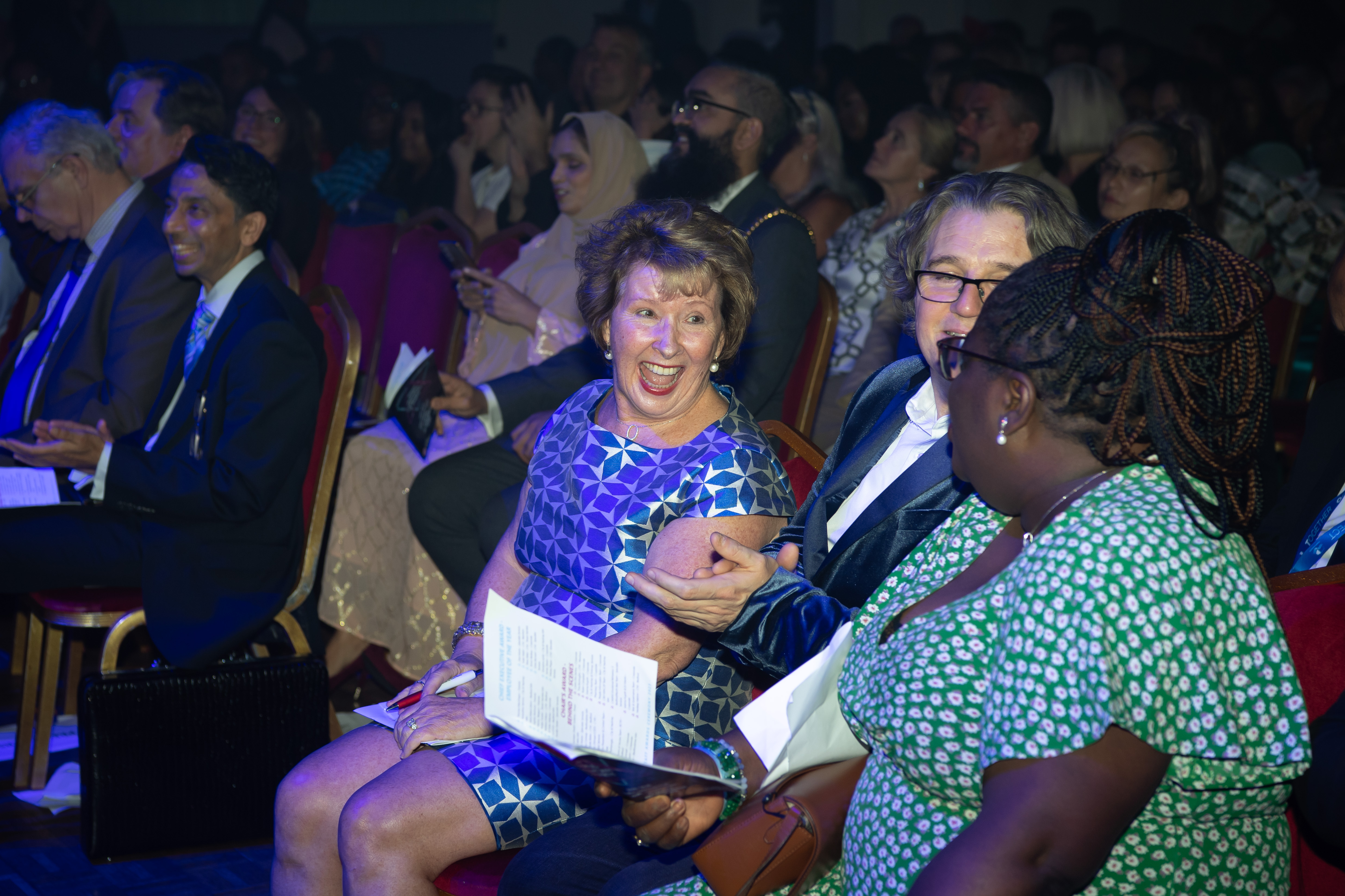 Photo of ELFT staff in attendance at the Staff Awards 2023.