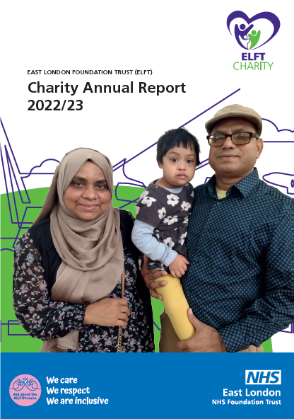 ELFT Charity Annual Report cover
