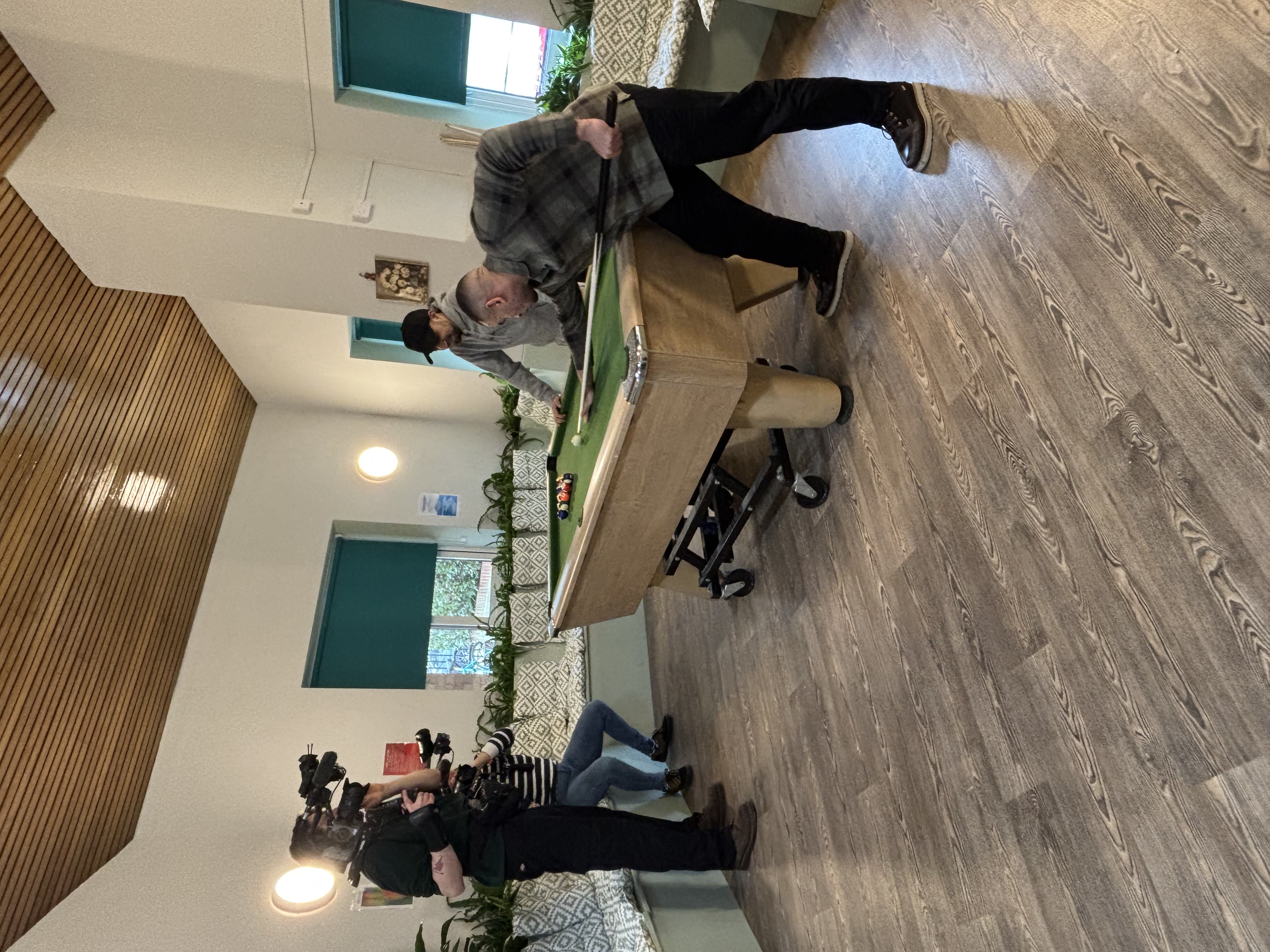 Filming for The One Show