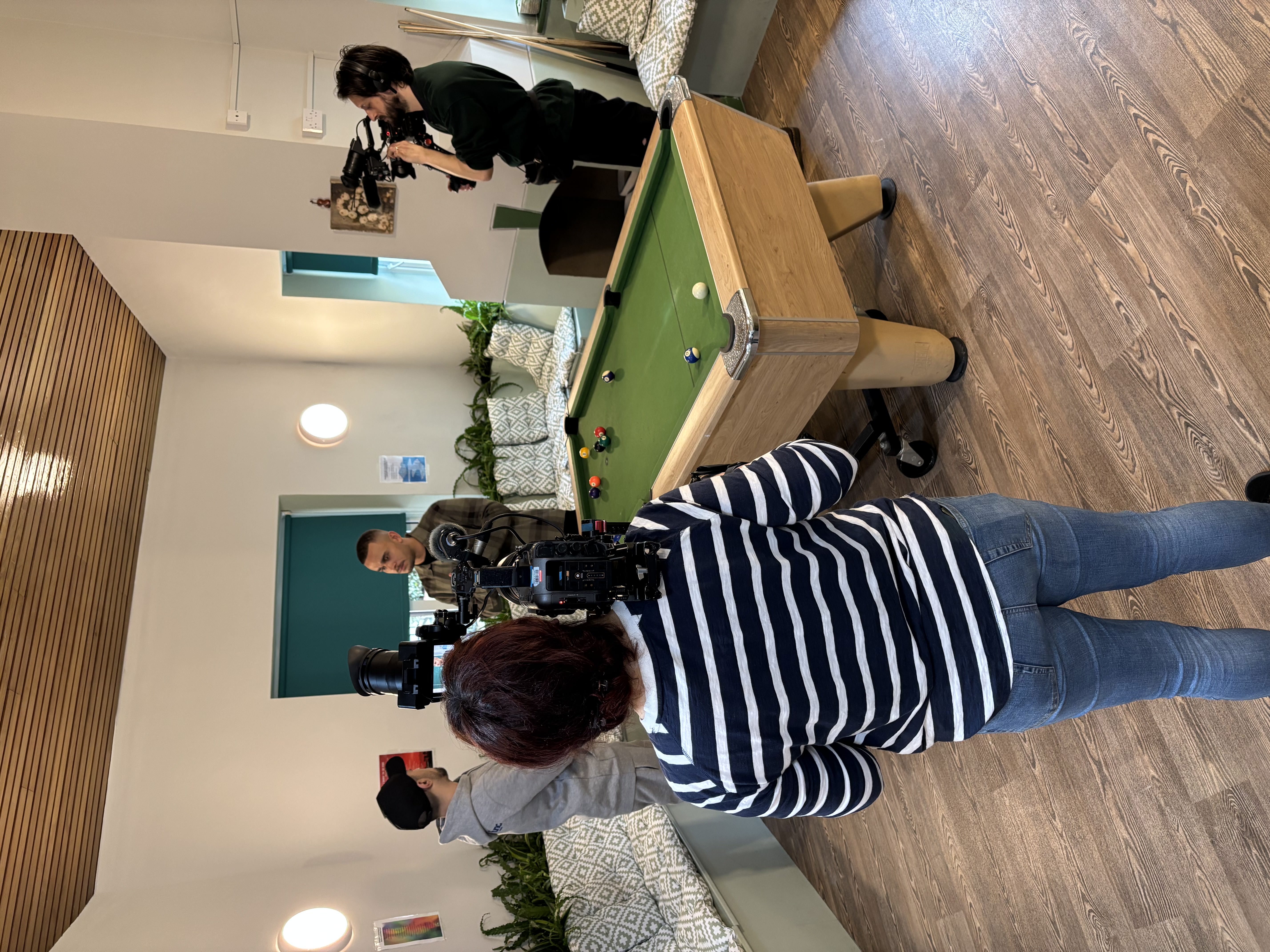 Filming for The One Show