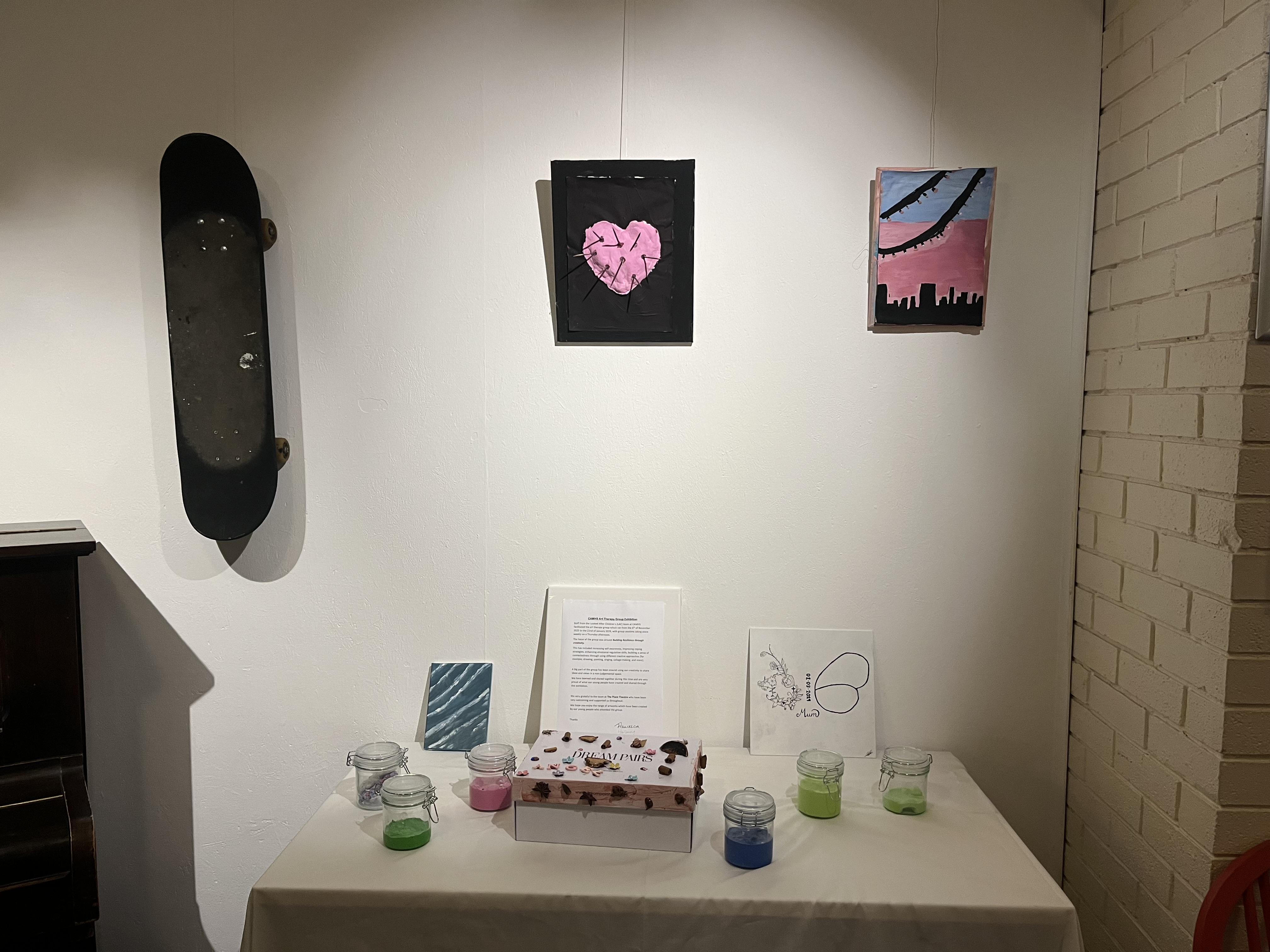 The Place Theatre - CAMHS arts therapy exhibition