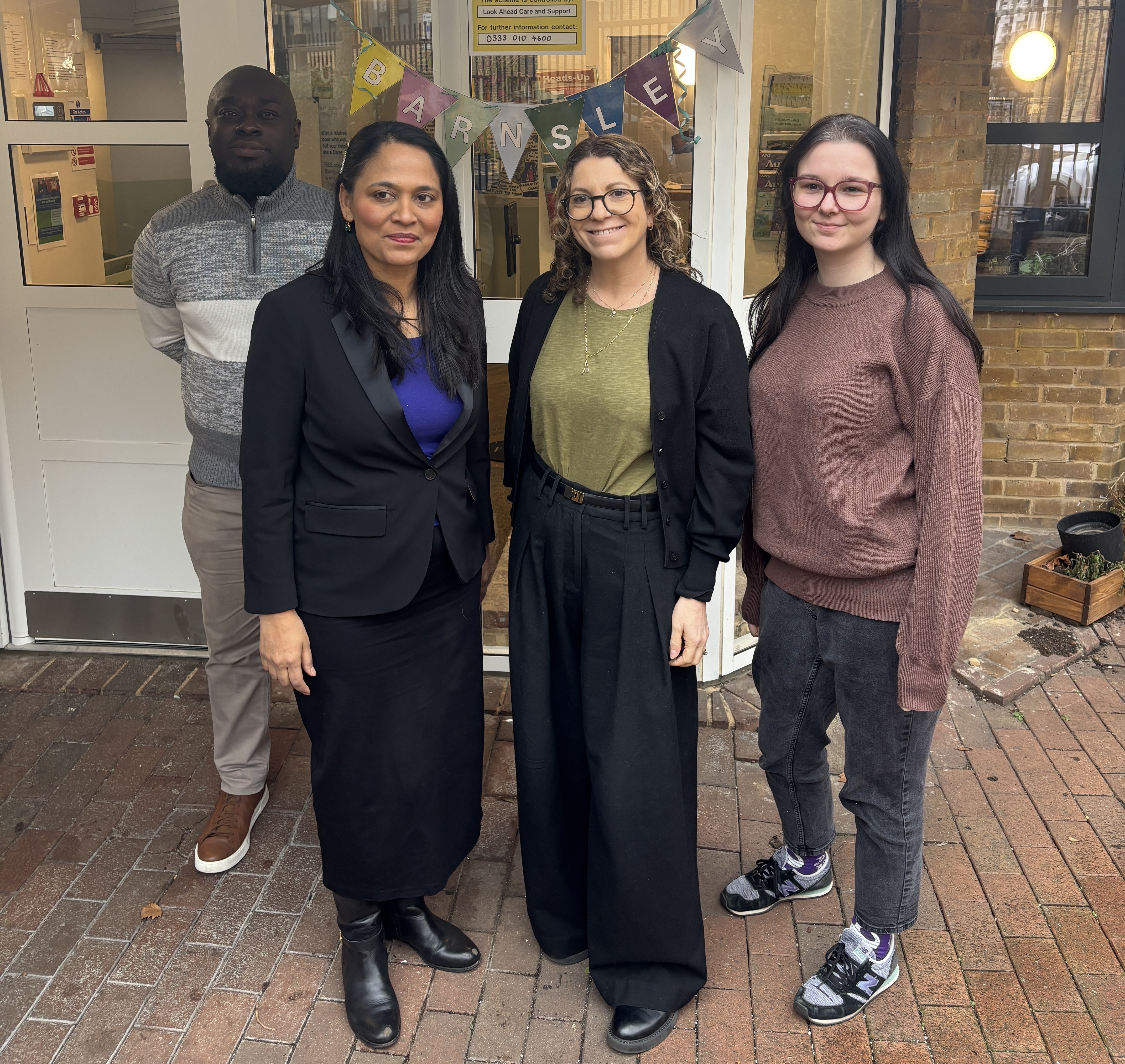Rushanara Ali MP visits Barnsley Street Mental Health Hub