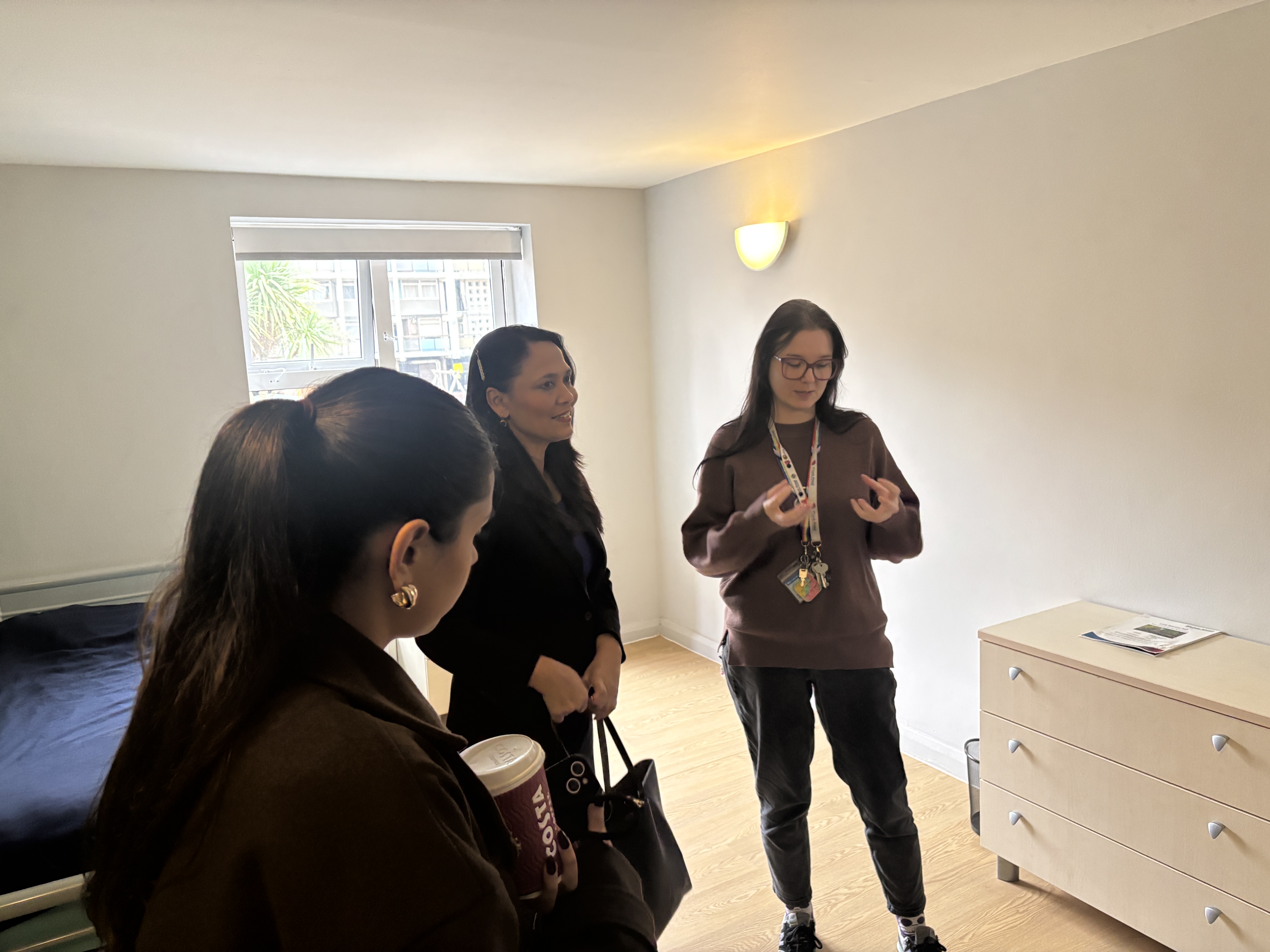 Rushanara Ali MP visits Barnsley Street Mental Health Hub rooms
