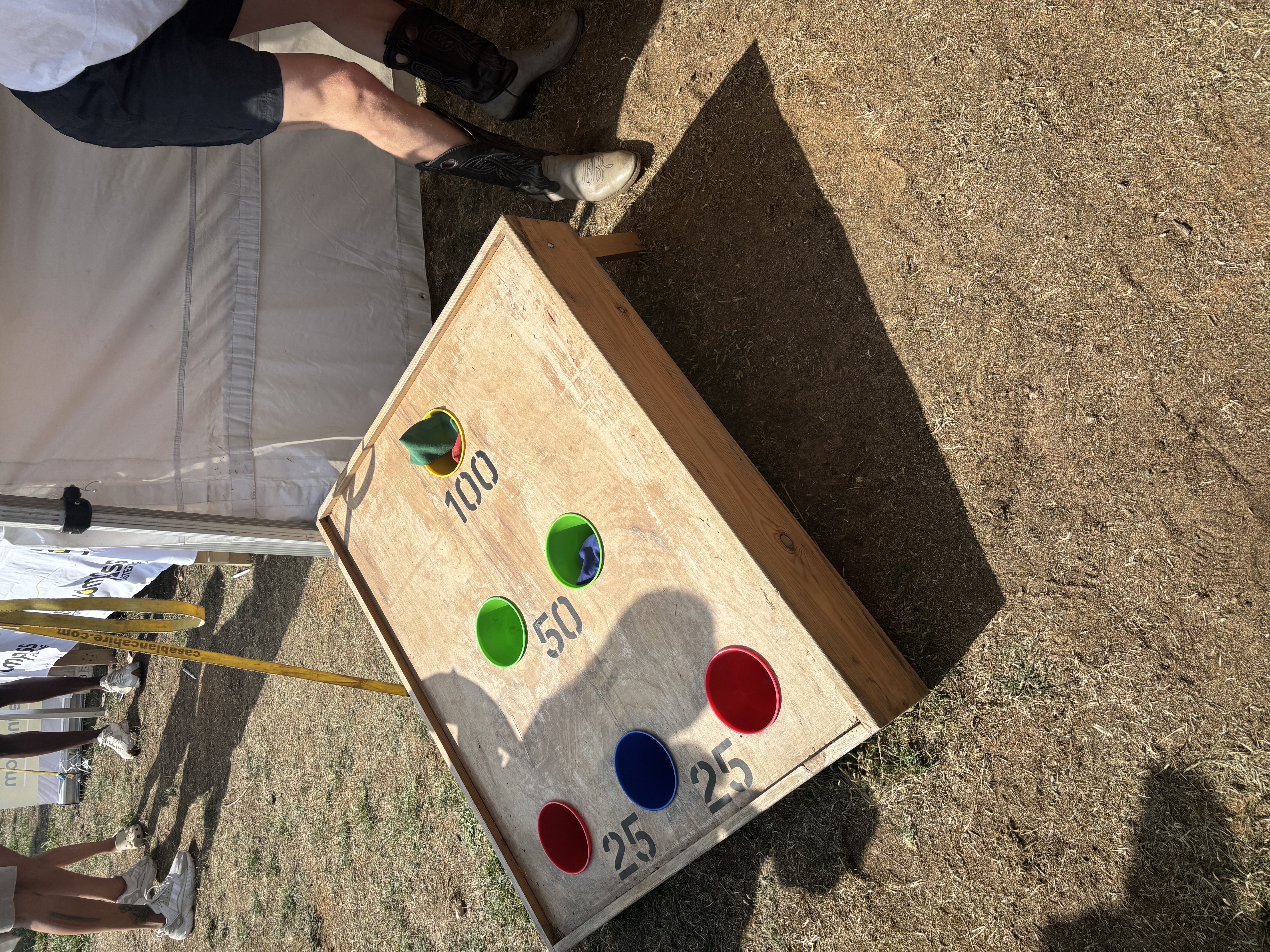 Bean bag throw at UK Black Pride 2025