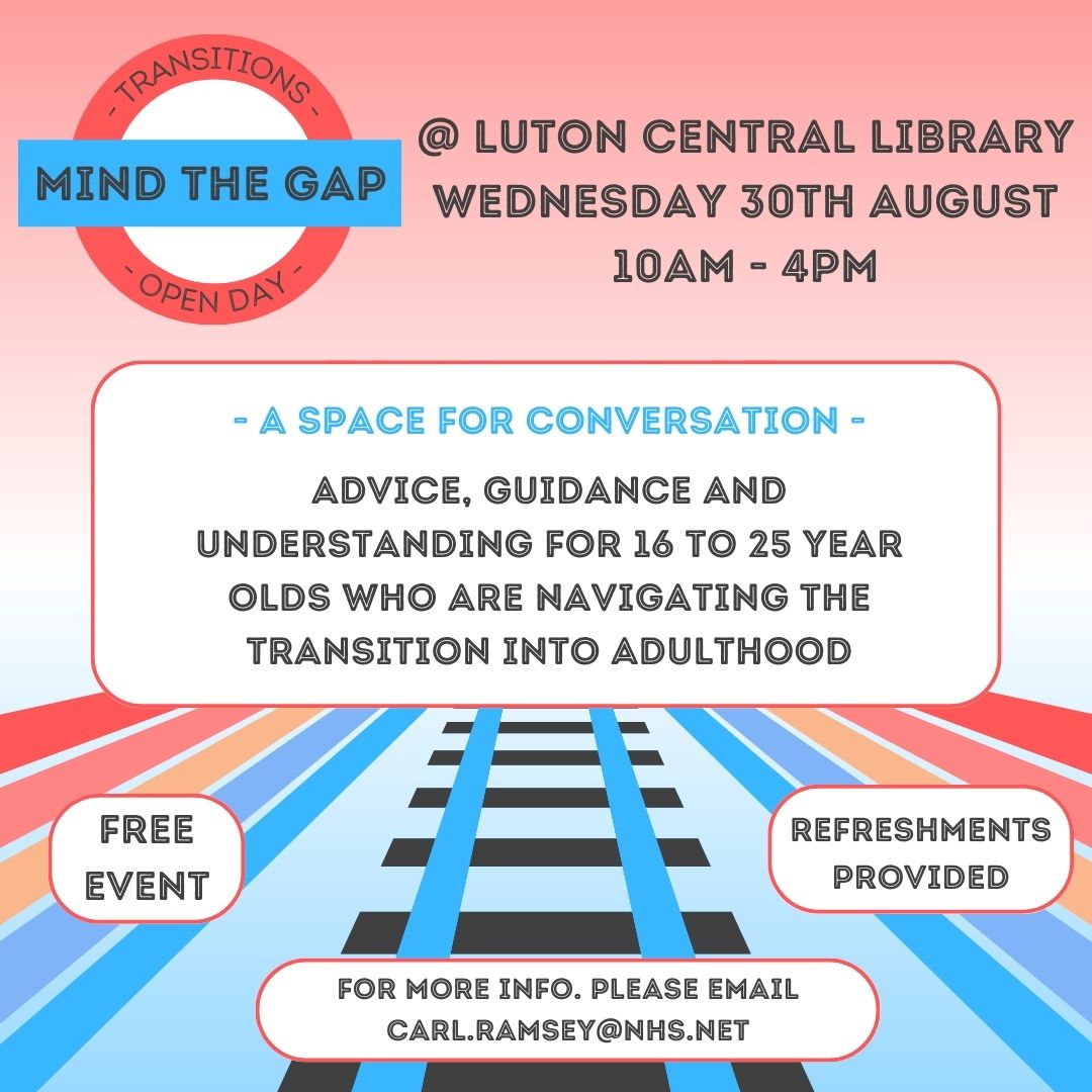 The Mind the Gap invitation poster