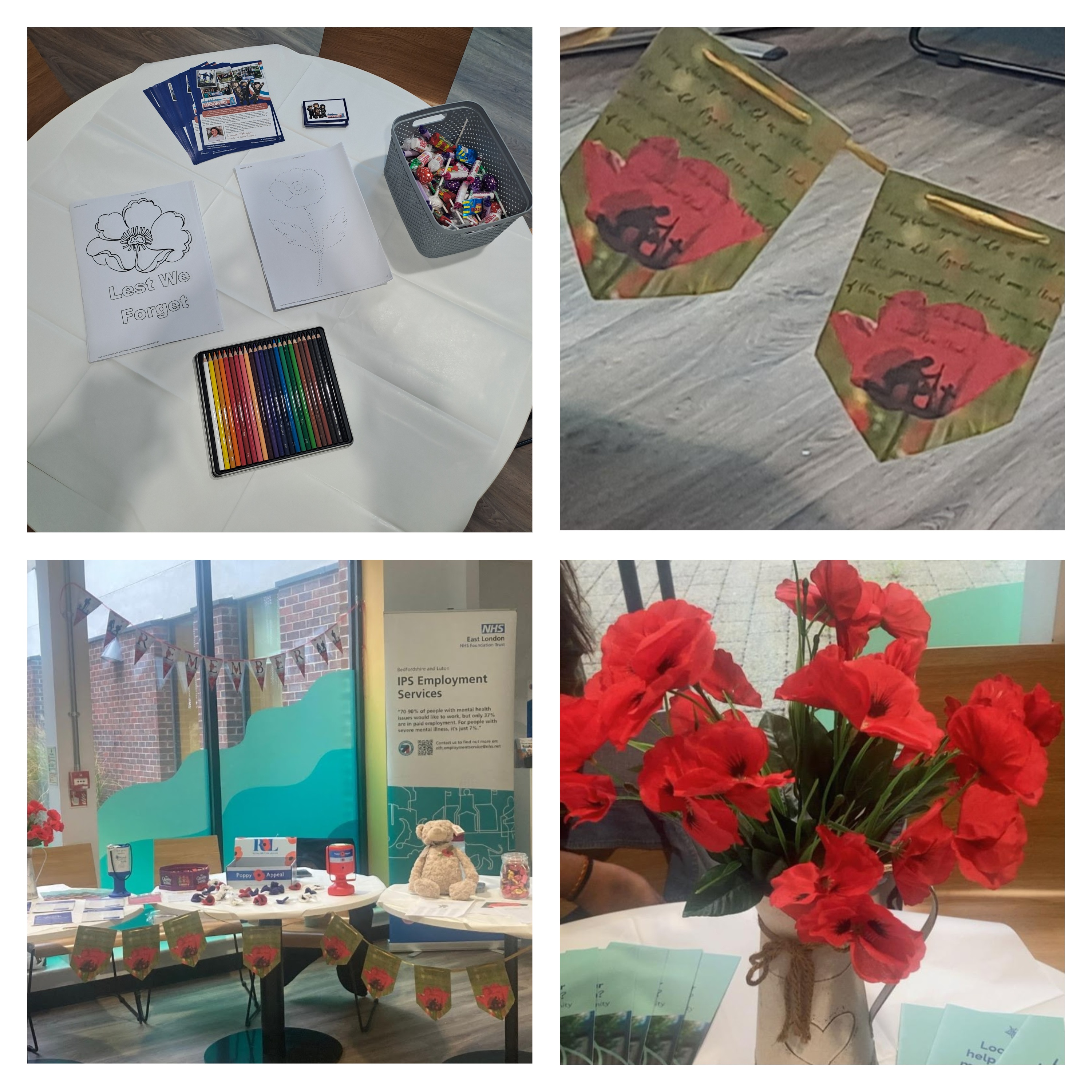 Collage of photos from the event