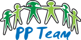 People Participation Logo (a group of people in a semi-circle holding hands)
