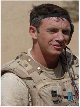 Ryan Knight while in the armed forces