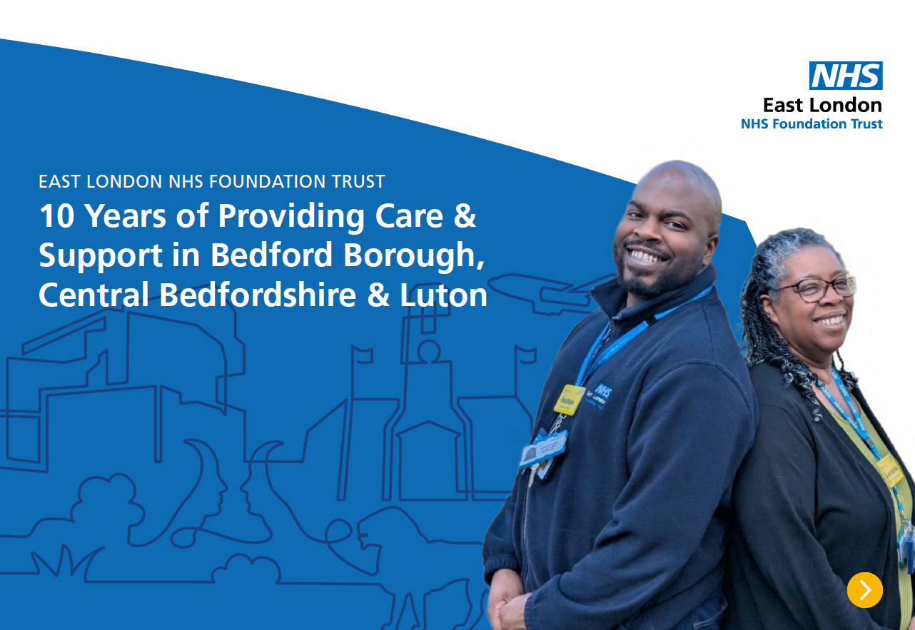 The front page of the anniversary document