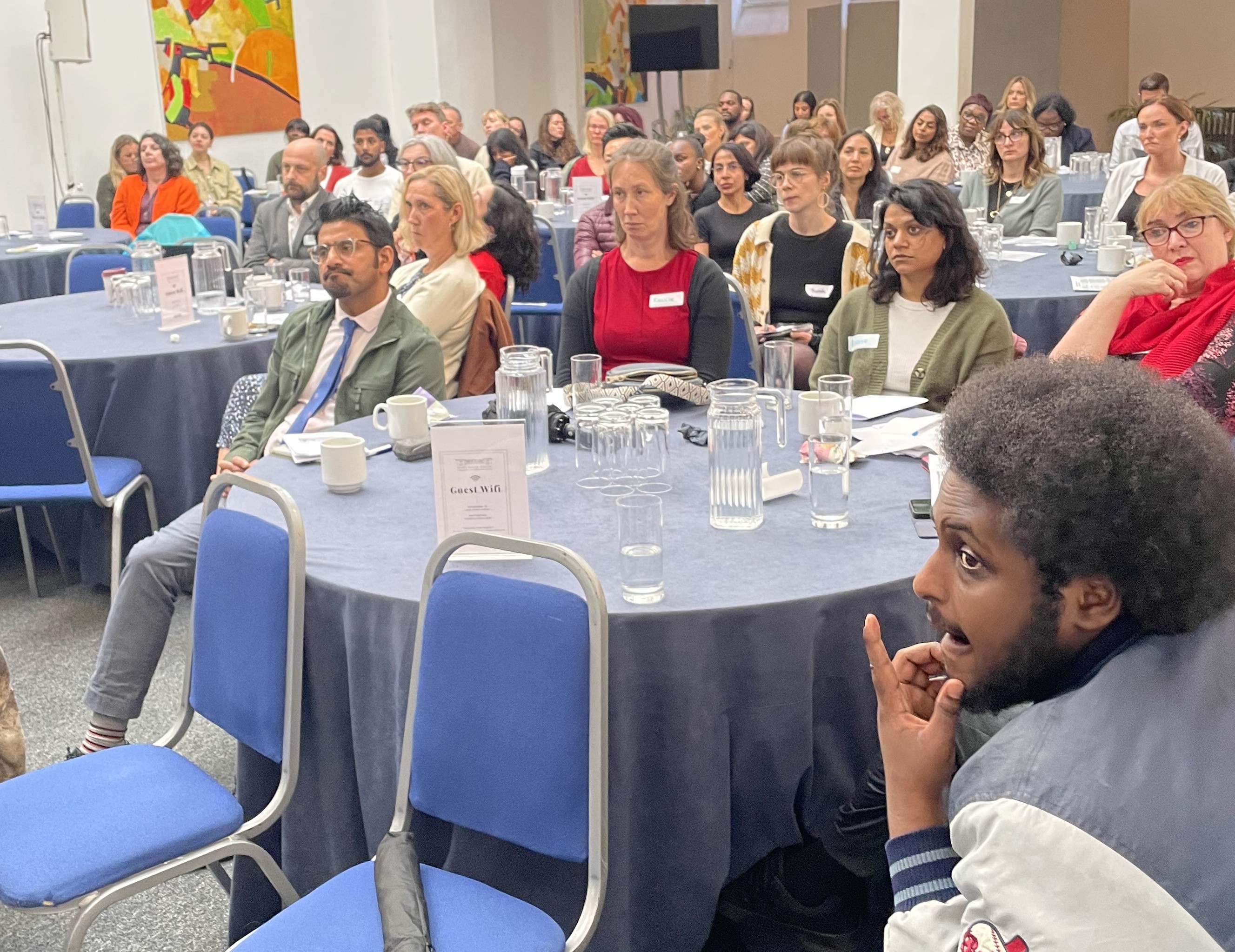 Members of the conference audience