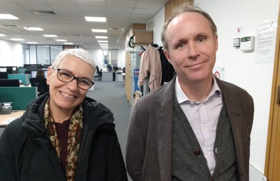 Director of Social Work Gill Williams and Director of Integrated Care Richard Fradgley