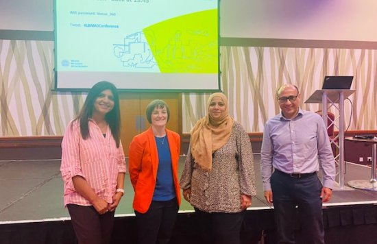 Photo of Dr Aneeba Anwar and guests