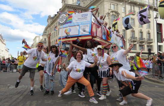 London Pride 2022 ELFT Bus