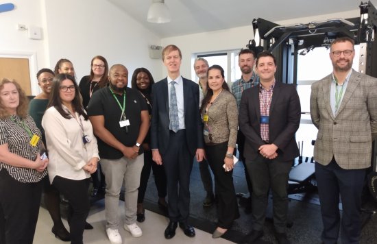 Lord Stephen Timms MP opens gym