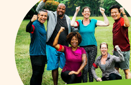 A group of health influencers