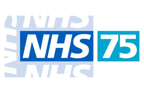 The NHS75 logo
