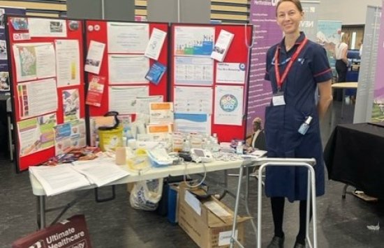 The BCHS stall at Bedford Academy