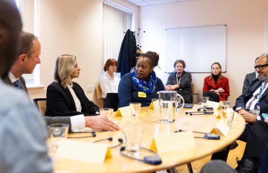 Interim Chief Executive, Lorraine Sunduza, attending a roundtable with the First Lady of Ukraine, Olena Zelenska.