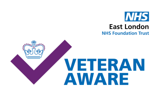 Veteran Aware logo with the ELFT logo in the top right corner