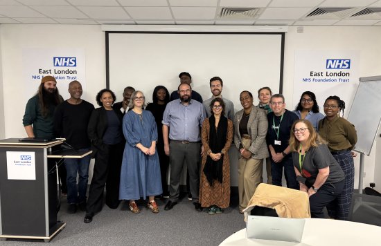 Colleagues from the City & Hackney Integrated Mental Health and Substance Use Service alongside local stakeholders at October’s launch event.