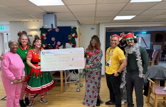 Data and Analytics team christmas fundraising Russia Lane Daycare Centre for older people