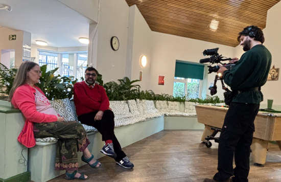 Filming for The One Show