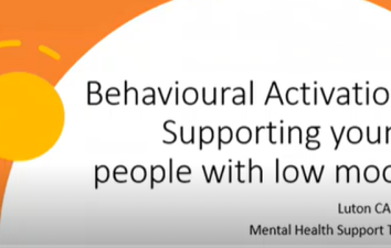 Behavioural Activation Supporting Young people with low mood