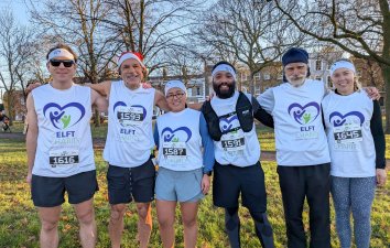 2025 Victoria Park Half Marathon ELFT runners