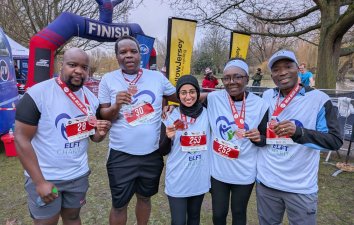 ELFT Charity runners