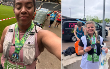 Carla and Hannah MK Half Marathon