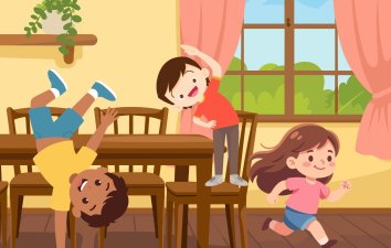 children move mealtimes