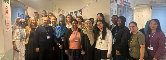 Colleagues and partners at the Barnsley Street community event.