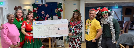 Data and Analytics team christmas fundraising Russia Lane Daycare Centre for older people